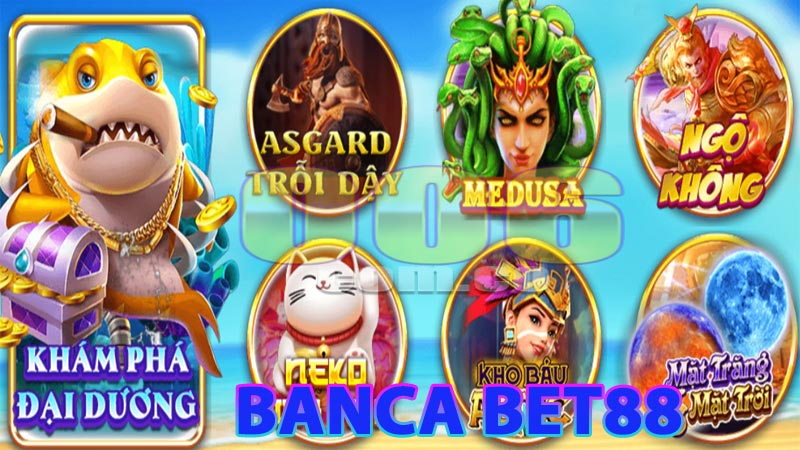 Giá trị thưởng của các loài cá tại Bắn cá Bet88
